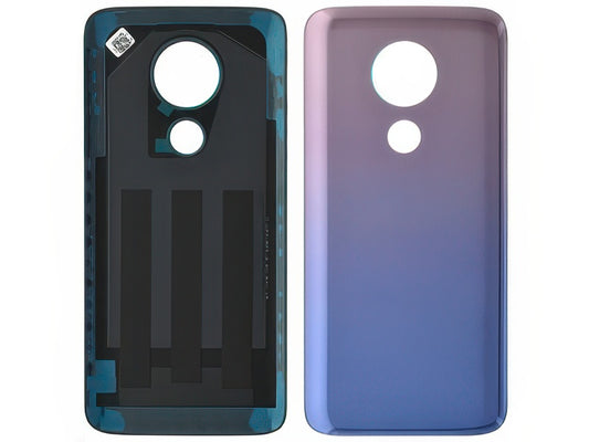 Cover Batteria + Adesivi Iced Violet per Motorola Moto G7 Power