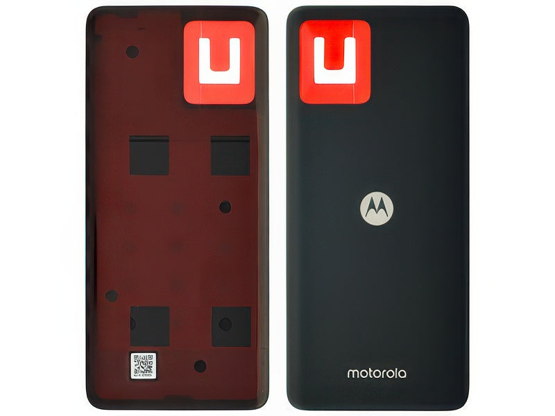 Cover Batteria + Adesivi Meteorite Grigio per Motorola Moto G72