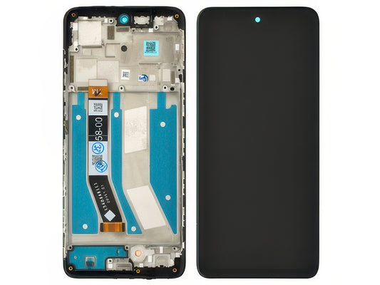 Lcd + Touch Screen + Frame Nero per Motorola Moto G73 - Compatibile