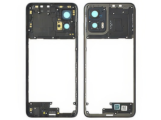 Cover Posteriore + Tasti Volume + Antenna NFC Midnight Blu per Motorola Moto G73