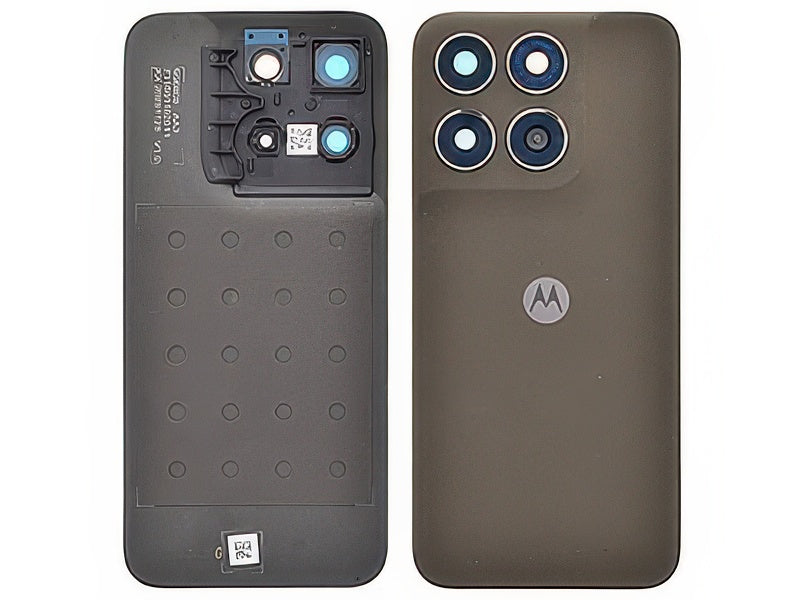 Cover Batteria + Vetrino Camera Nero Olive per Motorola Moto G77 5G