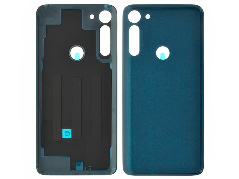 Cover Batteria + Adesivi Capri Blu per Motorola Moto G8 Power