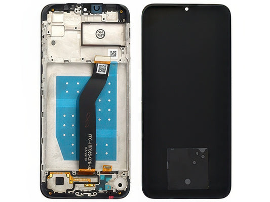 Lcd + Touchscreen + Frame Nero per Motorola Moto G8 Power Lite