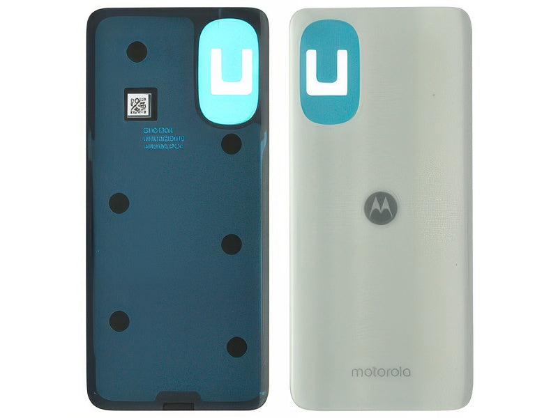Cover Batteria + Adesivo Bianco Lily per Motorola Moto G82 5G
