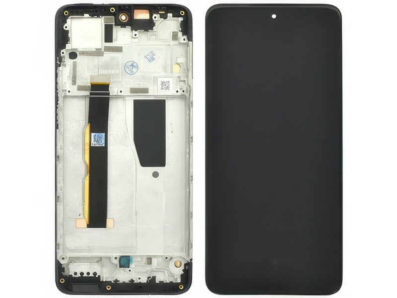 Lcd + Touchscreen + Frame Nero per Motorola Moto G84 5G