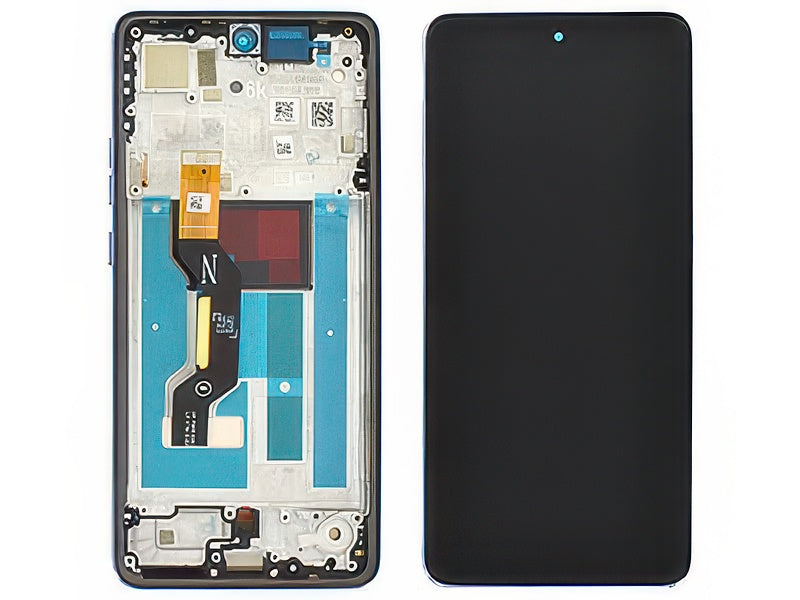 Lcd + Touch Screen + Frame + Tasti Laterali Cosmic Sky per Motorola Moto G86 Power 5G