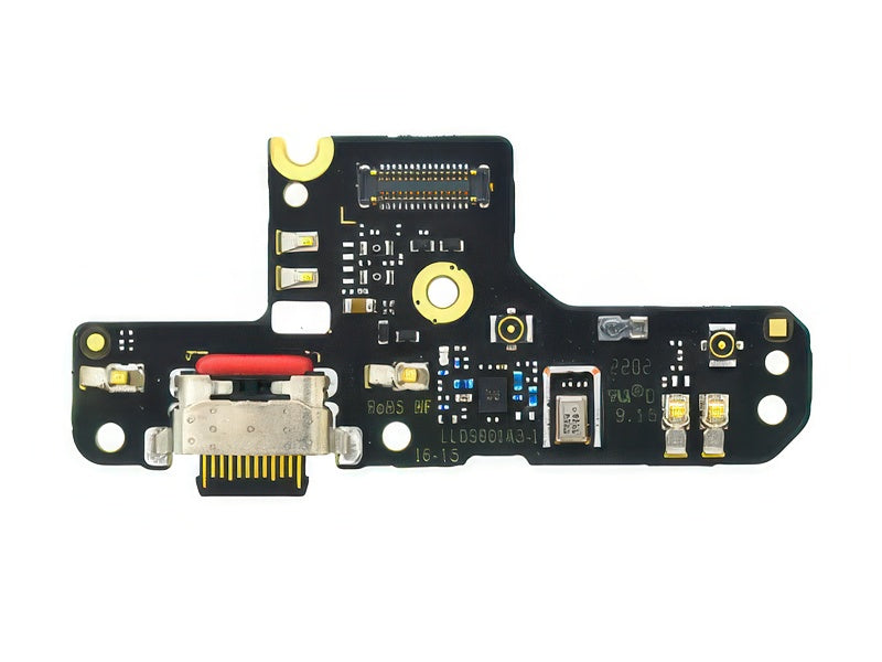 Sub Board + Plug In + Microfono per Motorola Moto G9 Plus - Originale Service Pack