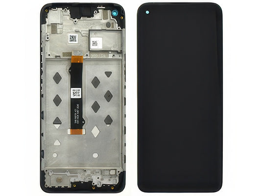 Lcd + Touchscreen + Frame Nero per Motorola Moto G9 Power