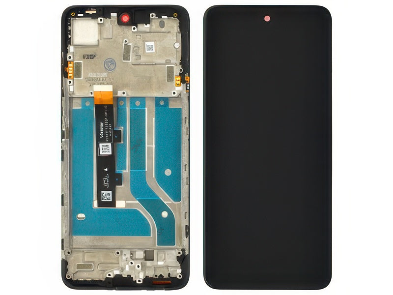 Lcd + Touch Screen + Frame Nero per Motorola Edge 20 Lite