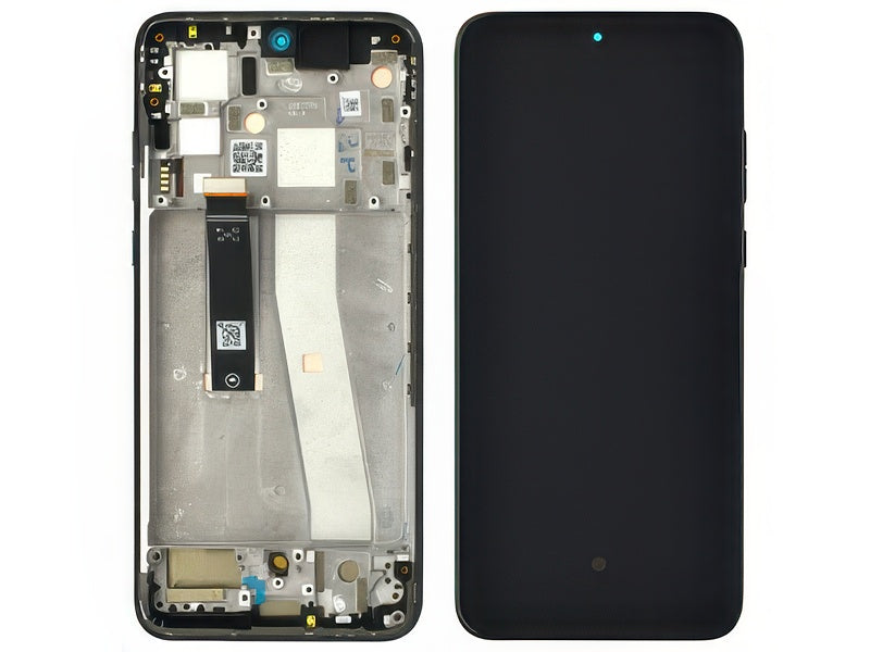 Lcd + Touch Screen + Frame + Tasti Laterali Nero Onyx per Motorola Edge 30 Neo - Originale Service Pack