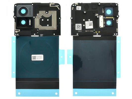 Cover Posteriore Interna + Antenna NFC + Vetrino Camera Nero Onyx per Motorola Edge 30 Neo