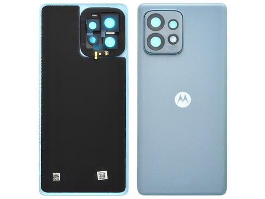 Cover Batteria + Vetrino Camere Lunar Blu per Motorola Edge 40 Pro