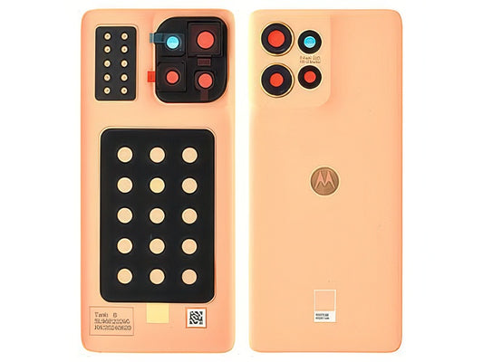Cover Batteria + Vetrino Camera Peach Fuzz per Motorola Edge 50 5G