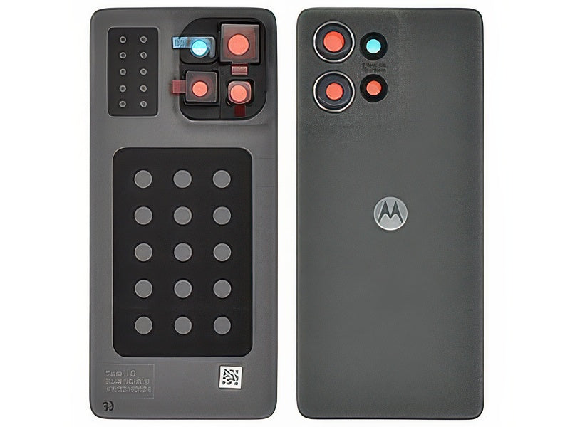 Cover Batteria + Vetrino Camere Koala Grigio per Motorola Edge 50 5G