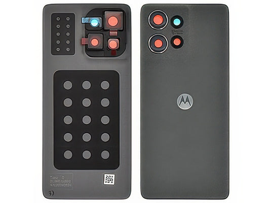 Cover Batteria + Vetrino Camere Koala Grigio per Motorola Edge 50 5G
