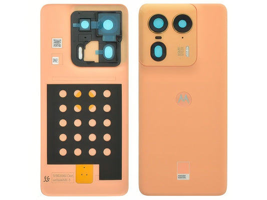 Cover Batteria + Vetrino Camere Peach Fuzz per Motorola Edge 50 Ultra