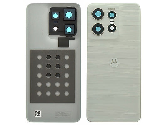 Cover Batteria + Vetrino Camere Moonlight Pearl per Motorola Edge 50 Pro
