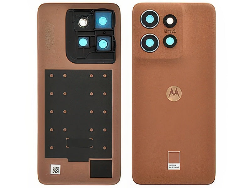 Cover Batteria + Vetrino Camere Mocha Mousse per Motorola Edge 50 Neo