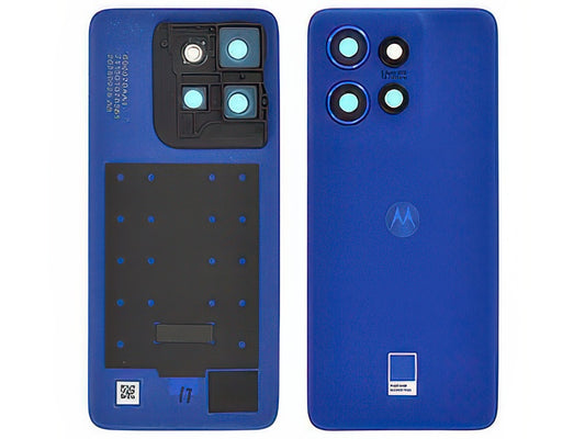 Cover Batteria + Vetrino Camere Nautical Blu per Motorola Edge 50 Neo