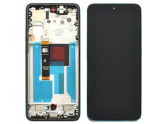 Lcd + Touch Screen + Frame + Tasti Laterali Frostbite per Motorola Edge 60 Neo 5G