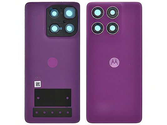 Cover Batteria + Vetrino Camere Sparkling Grape per Motorola Edge 60 Pro