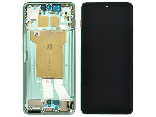 Lcd + Touch Screen + Frame + Tasti Laterali Lily Pad per Motorola Edge 70 5G