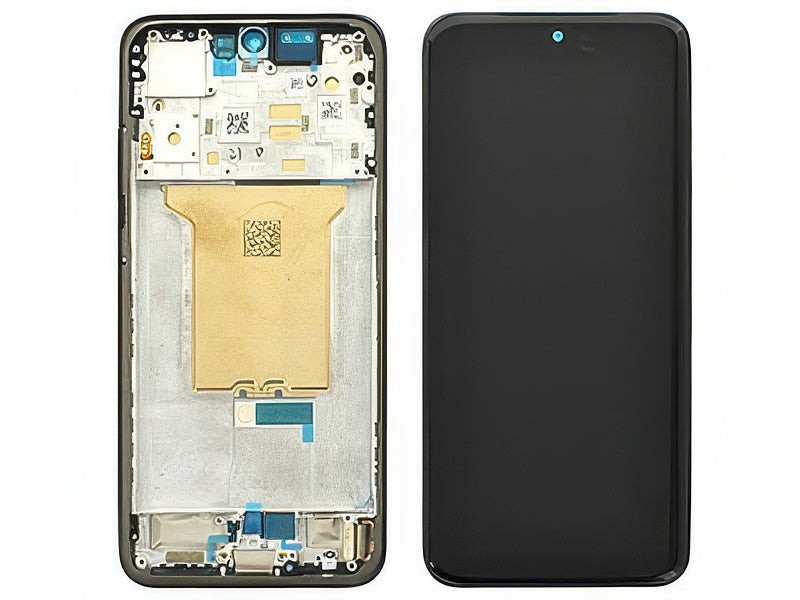 Lcd + Touch Screen + Frame + Tasti Laterali Silhouette per Motorola Edge 70 Fusion XT2605-1