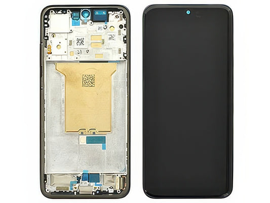 Lcd + Touch Screen + Frame + Tasti Laterali Silhouette per Motorola Edge 70 Fusion XT2605-1
