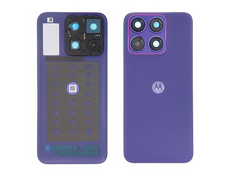 Cover Batteria + Vetrino Camere Orient Blu per Motorola Edge 70 Fusion XT2605-2
