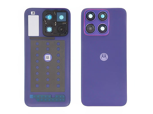 Cover Batteria + Vetrino Camere Orient Blu per Motorola Edge 70 Fusion XT2605-2