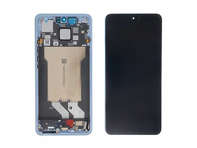 Lcd + Touch Screen + Frame + Tasti Laterali Ice Melt per Motorola Edge 70 Max 5G
