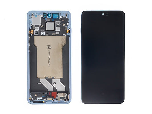 Lcd + Touch Screen + Frame + Tasti Laterali Ice Melt per Motorola Edge 70 Max 5G
