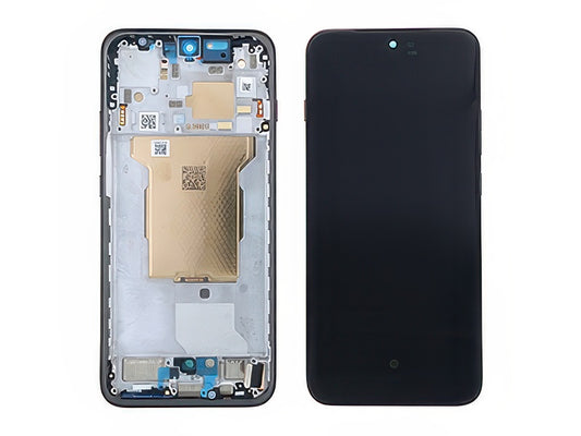 Lcd + Touch Screen + Frame + Tasti Laterali Zinfandel per Motorola Edge 70 Pro 5G