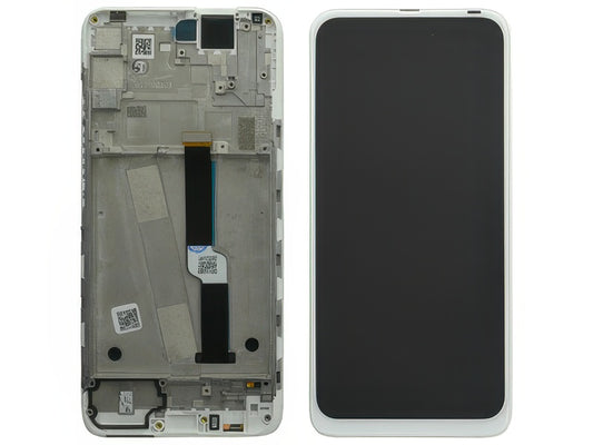 Lcd + Touch Screen + Frame Bianco per Motorola One Fusion+