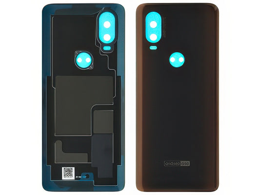 Cover Batteria + Adesivi Bronze gradient per Motorola One Vision
