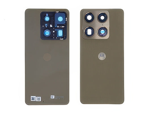 Cover Batteria + Vetrino Camera Martini Olive per Motorola Signature
