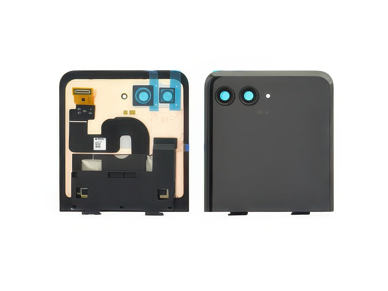 Lcd Esterno + Cover Superiore Infinite Nero per Motorola Razr 40 Ultra