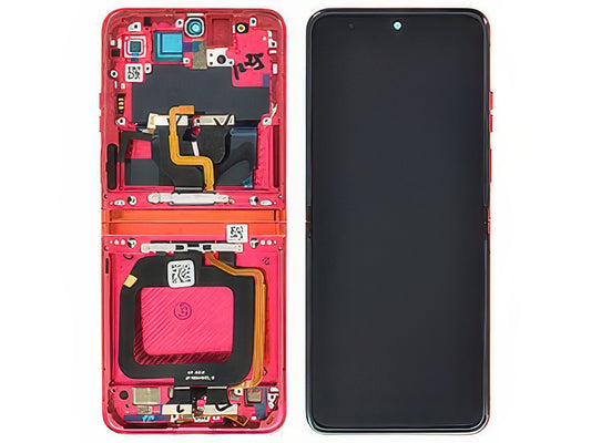 Lcd + Touch Screen + Frame Viva Magenta per Motorola Razr 40 Ultra