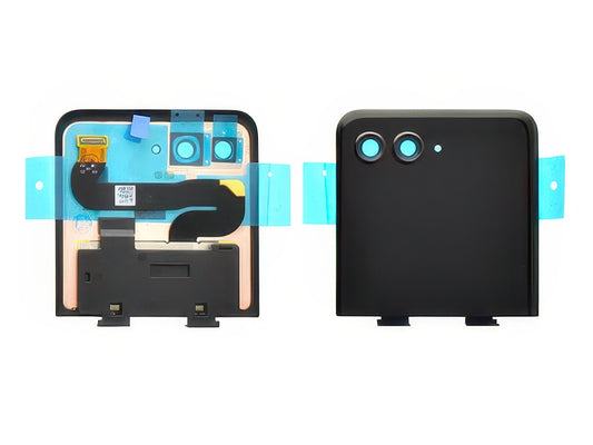 Lcd Esterno + Cover Superiore + Adesivo Nero per Motorola Razr 50
