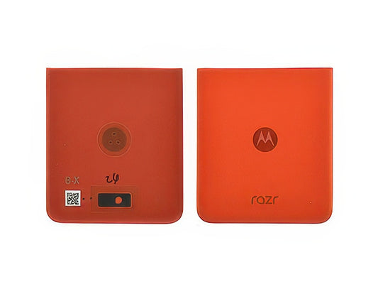 Cover Batteria Inferiore Spritz Arancione per Motorola Razr 50