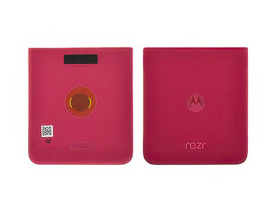 Cover Batteria Inferiore Hot Rosa per Motorola Razr 50 Ultra