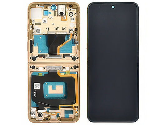 Lcd + Touch Screen + Frame + Tasti Laterali Mountain Trail per Motorola Razr 60 Ultra
