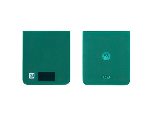 Cover Batteria Inferiore Sporting Verde per Motorola Razr 70