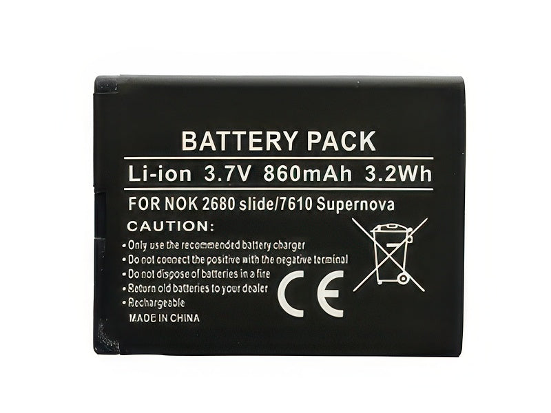 Batteria Litio 650 mAh slim per Nokia 2680 Slide