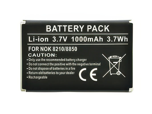 Batteria Litio 1000 mAh slim per Nokia 8850