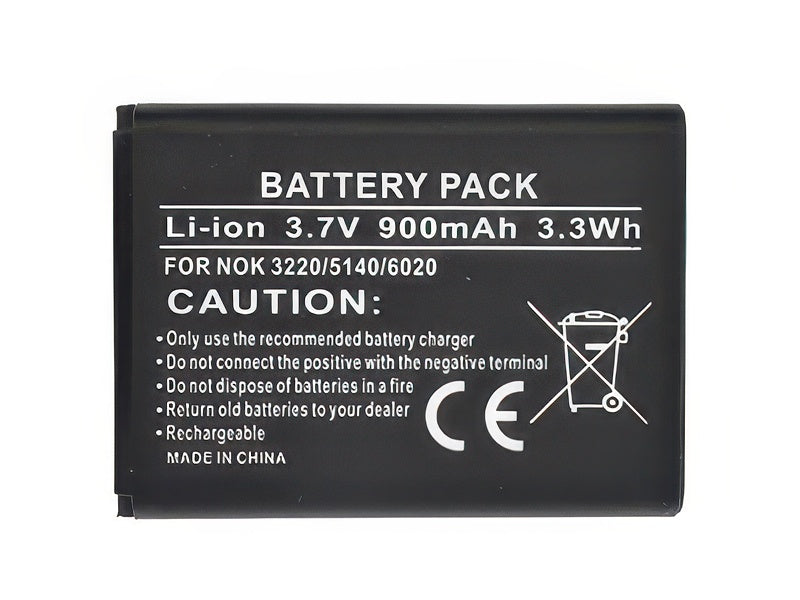 Batteria Litio 700 mAh slim per Nokia N80