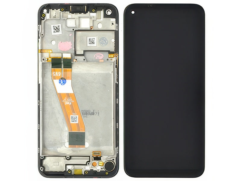 Lcd + Touchscreen + Frame + Switch Tasti Laterali Nero per Nokia 3.4