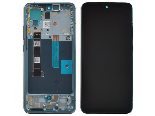 Lcd + Touch Screen + Frame + Tasti Laterali Cloudy Blue per Nokia X30 5G