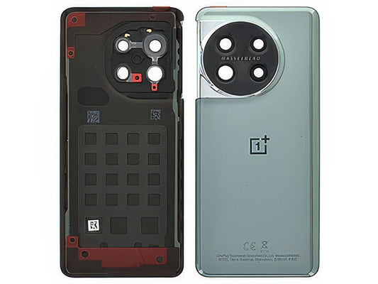 Cover Batteria + Vetrino Camera + Adesivi Eternal Verde per OnePlus 11 5G