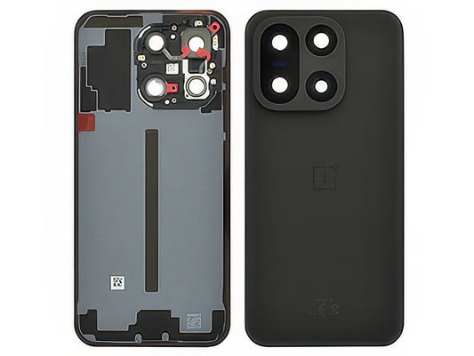 Cover Batteria + Vetrino Camera + Adesivi Infinite Nero per OnePlus 15 5G